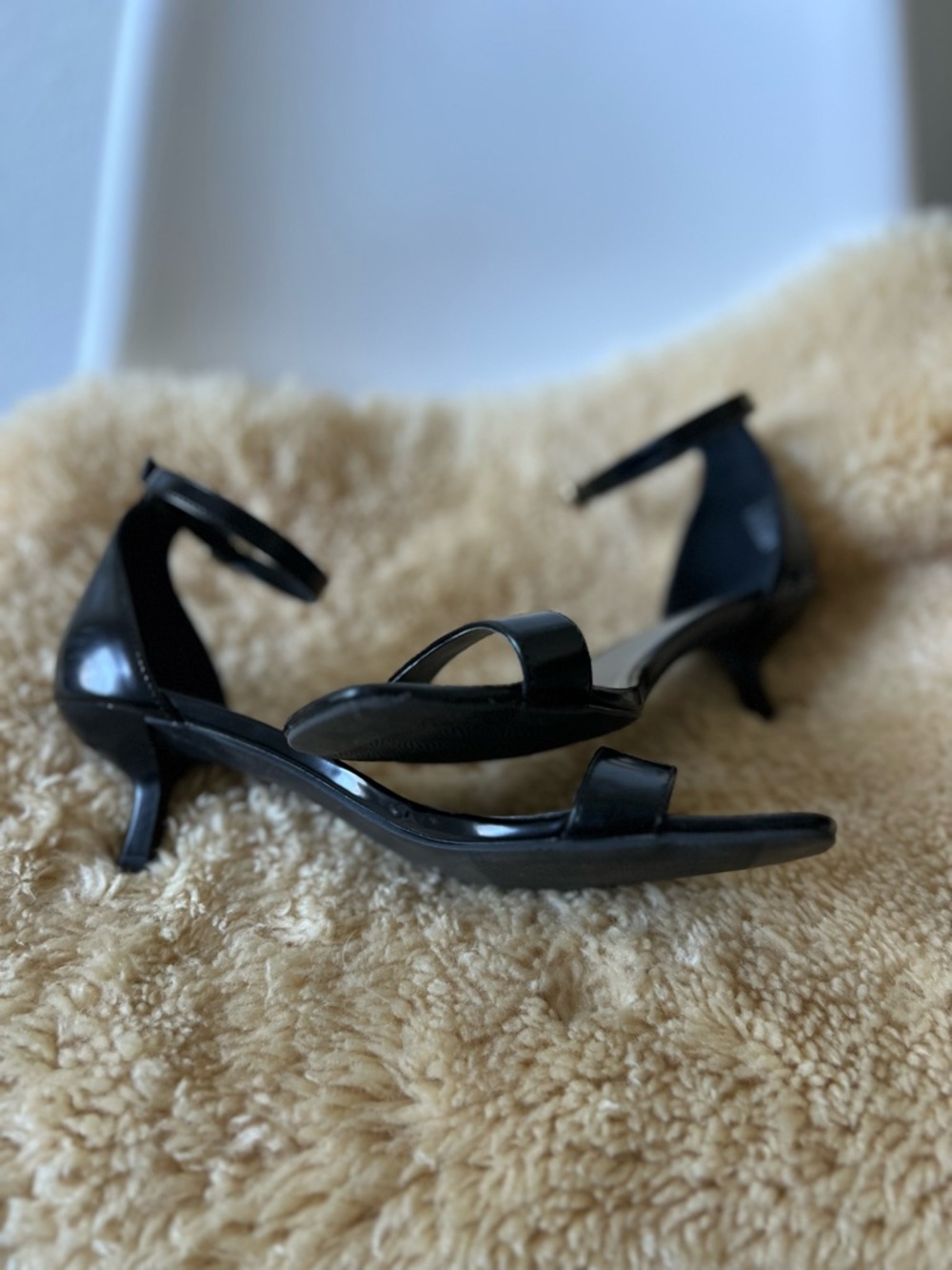 Worthington Black Ankle-Strap Sandals